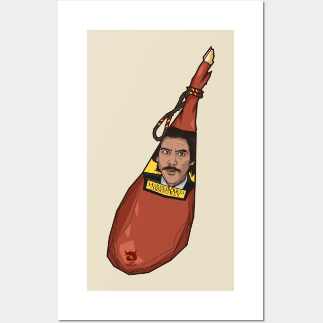 Jamon Serrano Luisito Rey Wall Art by akyanyme